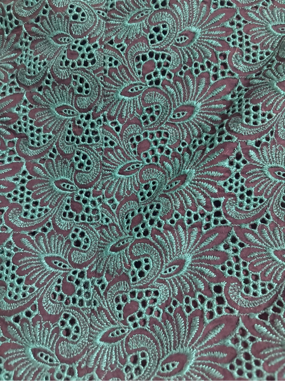 LOFT Teal Lace Overlay Pencil Skirt - Picture 9 of 9